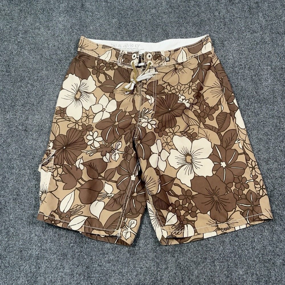 VTG Gap Swim Trunks Mens 30x10 AOP Floral Authentic Peppy Graphic‎ Board Shorts